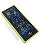 Parteet Magical Unique Pencil Box with LCD Screen Writing Pen with Erase Button and Birthday Party Return Gift, Pencil Box for Kids (GREEN)