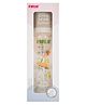 FARLIN AB-31002(C) Standard Neck Glass Feeding Bottle, 240ml, 6M+, Anti-Colic Silicone Nipple, Heat-Resistant, Durable, Easy-Clean, Non-toxic, BPA, Phthalate & PVC-free materials (Caramel)
