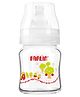 Farlin ABB-B001-12 Wide Neck Glass Feeding Bottle 120ml, BPA-Free, Anti-Colic, Soft Silicone Nipple, 0M+ Newborns, Ergonomic Design, Easy to Clean, Durable Borosilicate Glass, Small Size (S)