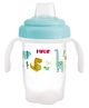 Farlin AET-012-B Gulu Spout Learner Cup 240mL, BPA Free, Anti Colic Spill Proof Sippy Cup with Soft Silicone, Spout Easy Grip Handles Easy to Clean Durable Transition Training Cup for Babies 4M+ Blue