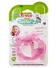 Farlin BF-145 Water Filled Cooling Gum Soother, Relieves Discomfort During Teething, Clear Hygienic Design, Safe for Sore Gums, Easy-to-Grasp, Soft Soothing Massager for Babies (4M+), Pink