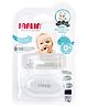 Farlin BF-117 Baby First Tooth Brush, Gentle Silicone Toothbrush for Newborns, Safe & Durable One-Piece Design, Stimulates Gums, Cleans Teeth & Tongue, Supports Oral Development