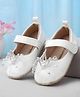 Cute Walk by Babyhug Booties With Bow Applique - White