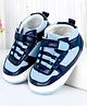 Cute Walk by Babyhug Velcro Closure Booties - Blue