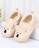 Cute Walk by Babyhug Slip On Booties With Koala Embroidery & Applique - Beige