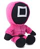 STRIDERS Squid Game Plush Doll Square Mask Worker Premium Soft Stuffed Toy - Height 22.5 cm