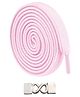 Neska Moda Solid No Tie Up Shoelaces With Lace Buckle - Baby Pink