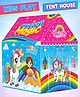 Fiddlerz Unicorn Foldable Tent House for Girls Big Size Indoor Outdoor Hut Style Tent House for Kids Age 3+ (Multicolor)
