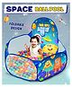 Fiddlerz Space Ball Pool Play Tent for Kids Large Foldable Pop-Up Indoor Outdoor Ball Pit Fun Activity Playhouse for Boys and Girls (Balls Not Included)