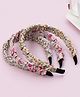 Yellow Bee Set Of 3 Floral Designed Hair Band - Multi Colour
