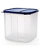 Signoraware Modular Multi Purpose Plastic Container | Airtight & Leakproof Storage Jar | Atta, Sugar, Grains Container | BPA Free & Durable Kitchen Storage | (4.5 Litres | Mod Blue | Square Shape)