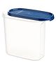 Signoraware Modular BPA Free Plastic Oval Container | Microwave & Dishwasher safe | Airtight & Leakproof | Kitchen & Pantry Storage | Ideal for Grains, flour & Pulses Storage ( ModBlue | 1.7 Ltr )