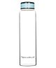 SignoraWare Borosilicate Glass Water Bottle with Screw Cap | Leak Proof Transparent (1 litre, Set of 1, Clear)