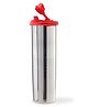 Signoraware 1.1 Litres Easy Flow Stainless Steel Oil Dispenser Bottle With Lid And Cap | Air-Tight Spill-Proof | Food Grade Pourer Drizzler (Red, Set Of 1 |Capcity-1100 ml )