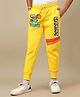 Kidsville Knit Despicable Me Featuring Minions Printed Joggers - Yellow