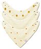 Nintara Baby Bandana Bibs - 100% Organic Premium Muslin Cotton, Absorbent, Soft, Adjustable Snap Buttons, Reversible, 7-Layers for Drooling, Teething, Feeding, Gifts for Babies Ages 0-3, Pack of 3