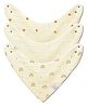 Nintara Baby Bandana Bibs - 100% Organic Premium Muslin Cotton, Absorbent, Soft, Adjustable Snap Buttons, Reversible, 7-Layers for Drooling, Teething, Feeding, Gifts for Babies Ages 0-3, Pack of 3