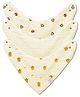 Nintara Baby Bandana Bibs - 100% Organic Premium Muslin Cotton, Absorbent, Soft, Adjustable Snap Buttons, Reversible, 7-Layers for Drooling, Teething, Feeding, Gifts for Babies Ages 0-3, Pack of 3