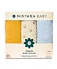Nintara Baby Burp Cloths - 100% Organic Premium Muslin Cotton, Extra-Large 22