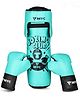 MYC Club Boxing Set | 1 Punching Bag, 1 Head Guard, 2 Boxing Gloves | Boxing Training Punching Bag & Gloves for Boys & Girls | for 4 to 10 Years Kids (TURQUOISE)