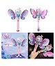 Lumo Brilliant Toys Butterfly Princess Wand,  Electric Glow Stick, Innovative Fun Wing Shape Musical Light Stick, Best Gift for Kids - (Pack of 1 - Design And Color May Vary)
