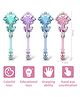 Lumo Brilliant Toys  Butterfly Magical Wand Pretend Play Glowing Spinning Music Magic Wand Baby Girl Glitter Flashing Light up Toys Girl's Gift