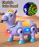 Fiddlerz Musical Camel Toy for Kids with Flashing LED Colorful Lights Interactive Baby Crawling Toy Battery Operated Fun Play Gift for Boys and Girls - Purple