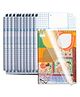 FunBlast Transparent Book Cover Film  32K Size (Pack of 10)