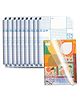 FunBlast Transparent Book Cover Film  A4 Size (Pack of 10)