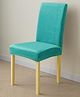 FunBlast Universal Velvet Chair Cover  Pack of 1 (Sea green)