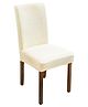 FunBlast Universal Velvet Chair Cover  Pack of 1 (Beige)