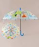 Babyhug Free Size Dino Printed Umbrella - Blue