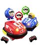 Vikrida Remote Control Cars for Boys and Girls, 2 Pack RC Ejecting Bumper Car Toys with Light and Sound, RC Battle Race Vehicle Toddler Toys - Angry Bird Bumper Car