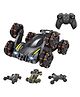 Vikrida Stunt RC Car, Toys for Ages 8-13 Boys, 2.4Ghz Remote Control Car with Light, Spray, 360 Rotation, Birthday Gift for Kids Age 6 7 8 9 10 11 12 Year Old-6 Wheels - Mat Black
