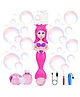 VikriDA Magic Mermaid Bubble Wand  Automatic Bubble Machine for Indoor & Outdoor Fun  Pink
