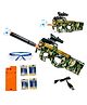 VikriDA Dual Mode Balls Blaster Gun  Automatic & Manual Foam Shooter for Outdoor Airsoft Fun  Camo Small Balls Blaster for Adults