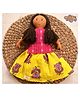 The Good doll - Nilah Girl Doll Classic Yellow Skirt Blouse set - Height 38 cm