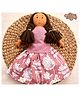 The Good doll - Nilah Girl Doll Classic Pink Skirt Blouse set - Height 38 cm