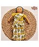 The Good doll -  Nilah's Patti Girl Doll Yellow Saree - Height 38 cm