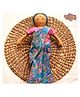 The Good doll - Nilah's Patti Girl Doll Blue Saree - Height 38 cm