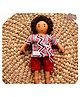 The Good doll - Nilah's Younger Brother Raagu Boy Doll in Red shirt - Height 25 cm