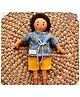 The Good doll - Nilah's Younger Brother Raagu Boy Doll in Blue shirt - Height 25 cm