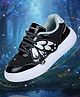 ABROS Mesh Detailed Butterfly Wing Applique Detailed Lace Up Shoes - Black & Pink