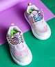 ABROS Wings Embellished  Velcro Closure Shoes - White & Lilac