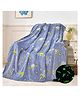 Elecart Glow in The Dark Blanket for Kids  Super Soft Flannel Space Blanket | Lightweight Plush Cozy Throw for Girls & Boys | Warm All Season Cartoon Blanket | 50x60 Inch