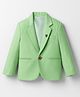 Rikidoos Full Sleeves Solid Blazer - Pista Green