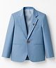 Rikidoos Full Sleeves Solid Blazer - Light Blue