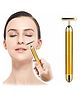 ARCADE TOYS 24K Gold Energy Beauty Bar Electric Vibration Facial Massage Roller Waterproof Face Skin Care Massager for Forehead Cheek Neck Clavicle Arm Leg (Pack OF 1) (Multicolour)