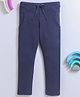 Nino Bambino Organic Cotton Knit Solid Pant - Navy Blue