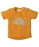 Nino Bambino Organic Cotton Half Sleeves Sun Printed Tee - Mustard